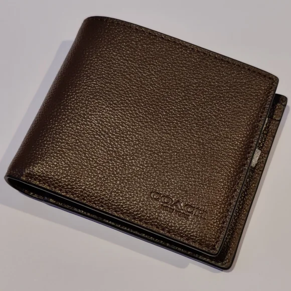 Coach Brown Leather Wallet, NWOT - Picture 6 of 6